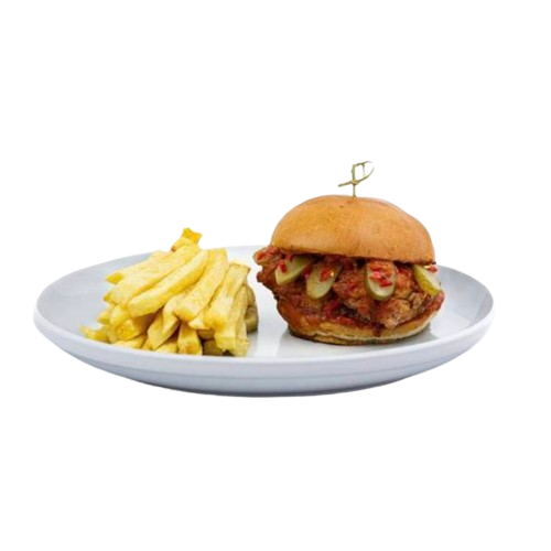 Scorchin Burger with Fries