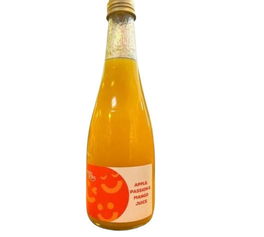 Apple,Passion,and Mango Juice